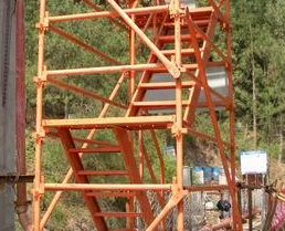 高空作業(yè)安全爬梯每個部件搭建要求